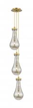 Innovations Lighting 103-451-1P-BB-G451-5ME - Owego - 3 Light - 7 inch - Brushed Brass - Multi Pendant