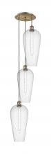 Innovations Lighting 113B-3P-AC-G456-8SDY - Chelsea - 3 Light - 15 inch - Antique Copper - Cord Hung - Multi Pendant
