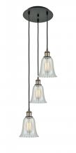 Innovations Lighting 113B-3P-BAB-G2811 - Hanover - 3 Light - 13 inch - Black Antique Brass - Cord Hung - Multi Pendant
