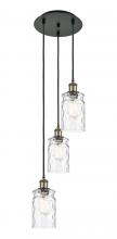 Innovations Lighting 113B-3P-BAB-G352 - Candor - 3 Light - 11 inch - Black Antique Brass - Cord Hung - Multi Pendant