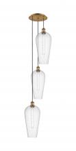 Innovations Lighting 113B-3P-BB-G456-8SDY - Chelsea - 3 Light - 15 inch - Brushed Brass - Cord Hung - Multi Pendant