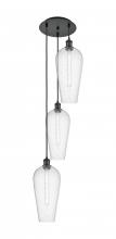 Innovations Lighting 113B-3P-BK-G456-8SDY - Chelsea - 3 Light - 15 inch - Matte Black - Cord Hung - Multi Pendant