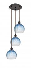 Innovations Lighting 113B-3P-OB-G483-8SB - Brookhaven Globe - 3 Light - 14 inch - Oil Rubbed Bronze - Cord Hung - Multi Pendant