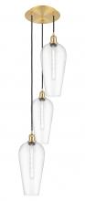 Innovations Lighting 113B-3P-SG-G456-8CL - Chelsea - 3 Light - 15 inch - Satin Gold - Cord Hung - Multi Pendant