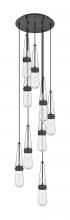 Innovations Lighting 119-452-1P-BK-G452-4SDY - Milan - 9 Light - 19 inch - Matte Black - Multi Pendant