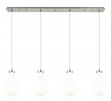 Innovations Lighting 124-451-1P-SN-G451-7GWH - Owego - 4 Light - 49 inch - Brushed Satin Nickel - Linear Pendant