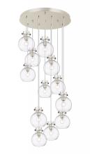 Innovations Lighting 126-410-1PS-PN-G410-8CL - Newton Sphere - 12 Light - 27 inch - Polished Nickel - Cord hung - Multi Pendant