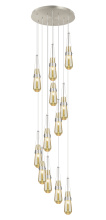 Innovations Lighting 126-452-1P-SN-G452-4ME - Milan - 12 Light - 24 inch - Brushed Satin Nickel - Multi Pendant