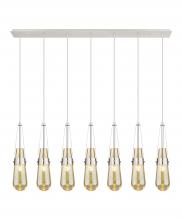 Innovations Lighting 127-452-1P-PN-G452-4ME - Milan - 7 Light - 48 inch - Polished Nickel - Linear Pendant