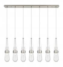 Innovations Lighting 127-452-1P-SN-G452-4SDY - Milan - 7 Light - 48 inch - Brushed Satin Nickel - Linear Pendant