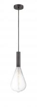 Innovations Lighting 198-1P-OB-BB164LED - Edison - 1 Light - 7 inch - Oil Rubbed Bronze - Cord hung - Mini Pendant