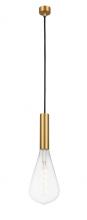 Innovations Lighting 198-1P-SG-BB125LED - Edison - 1 Light - 5 inch - Satin Gold - Cord hung - Mini Pendant