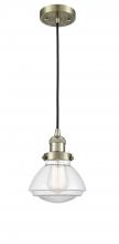 Innovations Lighting 201C-AB-G322 - Olean - 1 Light - 7 inch - Antique Brass - Cord hung - Mini Pendant