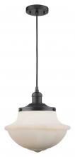 Innovations Lighting 201C-BK-G541 - Oxford - 1 Light - 12 inch - Matte Black - Cord hung - Mini Pendant