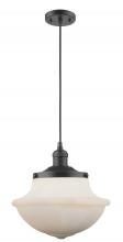 Innovations Lighting 201C-OB-G541 - Oxford - 1 Light - 12 inch - Oil Rubbed Bronze - Cord hung - Mini Pendant