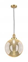 Innovations Lighting 201C-SG-G208-12 - Beacon - 1 Light - 12 inch - Satin Gold - Cord hung - Mini Pendant