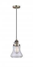 Innovations Lighting 201CSW-AB-G192 - Bellmont - 1 Light - 6 inch - Antique Brass - Cord hung - Mini Pendant