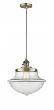 Innovations Lighting 201CSW-AB-G542 - Oxford - 1 Light - 12 inch - Antique Brass - Cord hung - Mini Pendant