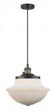 Innovations Lighting 201CSW-BAB-G541 - Oxford - 1 Light - 12 inch - Black Antique Brass - Cord hung - Mini Pendant