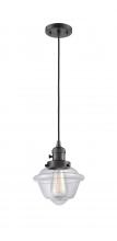 Innovations Lighting 201CSW-OB-G532 - Oxford - 1 Light - 7 inch - Oil Rubbed Bronze - Cord hung - Mini Pendant