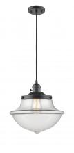 Innovations Lighting 201CSW-OB-G542 - Oxford - 1 Light - 12 inch - Oil Rubbed Bronze - Cord hung - Mini Pendant