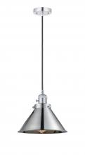 Innovations Lighting 201CSW-PC-M10-PC - Briarcliff - 1 Light - 10 inch - Polished Chrome - Cord hung - Mini Pendant