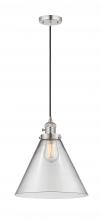 Innovations Lighting 201CSW-PN-G42-L - Cone - 1 Light - 12 inch - Polished Nickel - Cord hung - Mini Pendant