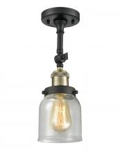 Innovations Lighting 201F-BAB-G54-LED - Bell - 1 Light - 5 inch - Black Antique Brass - Adjustable Semi-Flush Mount