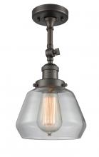 Innovations Lighting 201F-OB-G172-LED - Fulton - 1 Light - 7 inch - Oil Rubbed Bronze - Adjustable Semi-Flush Mount