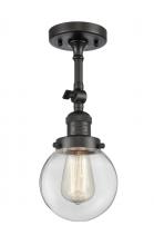 Innovations Lighting 201F-OB-G202-6 - Beacon - 1 Light - 6 inch - Oil Rubbed Bronze - Adjustable Semi-Flush Mount
