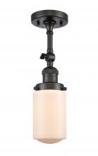 Innovations Lighting 201F-OB-G311 - Dover - 1 Light - 5 inch - Oil Rubbed Bronze - Semi-Flush Mount