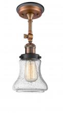Innovations Lighting 201FBP-ACBK-G194 - Bellmont - 1 Light - 6 inch - Antique Copper - Semi-Flush Mount