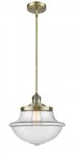 Innovations Lighting 201S-AB-G542 - Oxford - 1 Light - 12 inch - Antique Brass - Stem Hung - Mini Pendant