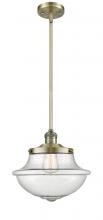 Innovations Lighting 201S-AB-G544 - Oxford - 1 Light - 12 inch - Antique Brass - Stem Hung - Mini Pendant