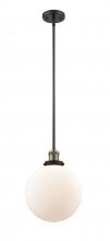Innovations Lighting 201S-BAB-G201-10 - Beacon - 1 Light - 10 inch - Black Antique Brass - Stem Hung - Mini Pendant