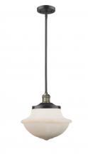 Innovations Lighting 201S-BAB-G541 - Oxford - 1 Light - 12 inch - Black Antique Brass - Stem Hung - Mini Pendant