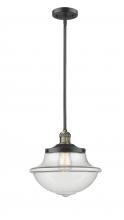 Innovations Lighting 201S-BAB-G542 - Oxford - 1 Light - 12 inch - Black Antique Brass - Stem Hung - Mini Pendant