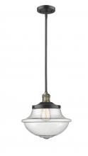 Innovations Lighting 201S-BAB-G544 - Oxford - 1 Light - 12 inch - Black Antique Brass - Stem Hung - Mini Pendant