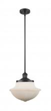 Innovations Lighting 201S-BK-G541 - Oxford - 1 Light - 12 inch - Matte Black - Stem Hung - Mini Pendant