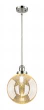 Innovations Lighting 201S-PN-G208-10 - Beacon - 1 Light - 10 inch - Polished Nickel - Stem Hung - Mini Pendant