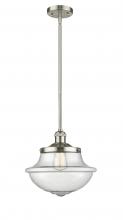 Innovations Lighting 201S-PN-G544 - Oxford - 1 Light - 12 inch - Polished Nickel - Stem Hung - Mini Pendant