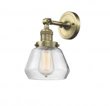 Innovations Lighting 203-AB-G172 - Fulton - 1 Light - 7 inch - Antique Brass - Adjustable Sconce