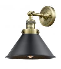 Innovations Lighting 203-AB-M10-BK - Briarcliff - 1 Light - 10 inch - Antique Brass - Sconce