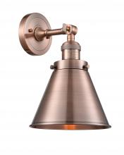 Innovations Lighting 203-AC-M13-AC - Appalachian - 1 Light - 8 inch - Antique Copper - Adjustable Sconce