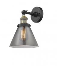 Innovations Lighting 203-BAB-G43 - Cone - 1 Light - 8 inch - Black Antique Brass - Adjustable Sconce