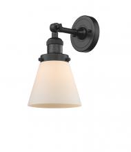 Innovations Lighting 203-BK-G61 - Cone - 1 Light - 6 inch - Matte Black - Sconce