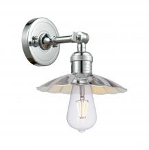 Innovations Lighting 203-PC-M17-PC - Scallop - 1 Light - 8 inch - Polished Chrome - Adjustable Sconce