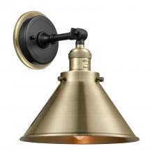 Innovations Lighting 203BP-BABAB-M10-AB - Briarcliff - 1 Light - 10 inch - Black Antique Brass - Sconce