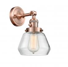 Innovations Lighting 203SW-AC-G172-LED - Fulton - 1 Light - 7 inch - Antique Copper - Sconce