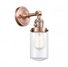 Innovations Lighting 203SW-AC-G312 - Dover - 1 Light - 5 inch - Antique Copper - Adjustable Sconce